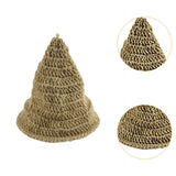 Maxbell Braided Pendant Light Shade Only Woven Lampshade for Cafe Cottage Restaurant 28cmx26cm