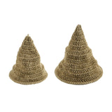 Maxbell Braided Pendant Light Shade Only Woven Lampshade for Cafe Cottage Restaurant 28cmx26cm