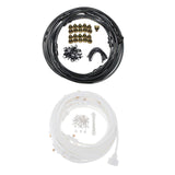 Maxbell Misting Cooling System Outdoor Misting System for Greenhouse Backyard Garden Black