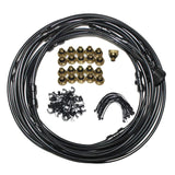 Maxbell Misting Cooling System Outdoor Misting System for Greenhouse Backyard Garden Black