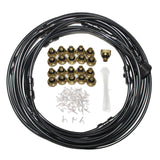 Maxbell Misting Cooling System Outdoor Misting System for Greenhouse Backyard Garden Black