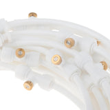 Maxbell Misting Cooling System Outdoor Misting System for Greenhouse Backyard Garden White