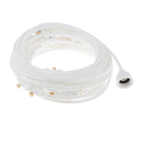 Maxbell Misting Cooling System Outdoor Misting System for Greenhouse Backyard Garden White
