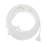 Maxbell Misting Cooling System Outdoor Misting System for Greenhouse Backyard Garden White