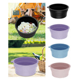 Maxbell Foldable Face Basin Convenient Dish Tub Washbasin for Travel Laundry Camping black