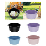 Maxbell Foldable Face Basin Convenient Dish Tub Washbasin for Travel Laundry Camping black