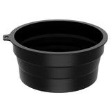 Maxbell Foldable Face Basin Convenient Dish Tub Washbasin for Travel Laundry Camping black