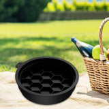 Maxbell Foldable Face Basin Convenient Dish Tub Washbasin for Travel Laundry Camping black