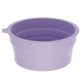 Maxbell Foldable Face Basin Convenient Dish Tub Washbasin for Travel Laundry Camping violet