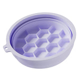 Maxbell Foldable Face Basin Convenient Dish Tub Washbasin for Travel Laundry Camping violet