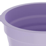 Maxbell Foldable Face Basin Convenient Dish Tub Washbasin for Travel Laundry Camping violet