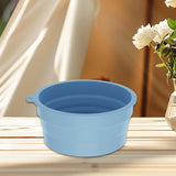 Maxbell Foldable Face Basin Convenient Dish Tub Washbasin for Travel Laundry Camping blue