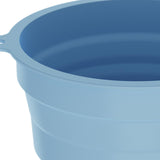 Maxbell Foldable Face Basin Convenient Dish Tub Washbasin for Travel Laundry Camping blue