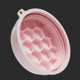 Maxbell Foldable Face Basin Convenient Dish Tub Washbasin for Travel Laundry Camping pink