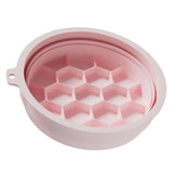 Maxbell Foldable Face Basin Convenient Dish Tub Washbasin for Travel Laundry Camping pink