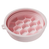 Maxbell Foldable Face Basin Convenient Dish Tub Washbasin for Travel Laundry Camping pink