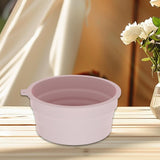 Maxbell Foldable Face Basin Convenient Dish Tub Washbasin for Travel Laundry Camping pink