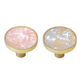 Maxbell Cabinet Knob Home Decoration Sturdy Drawer Handle for Dresser Closet Bedroom Pink