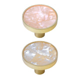 Maxbell Cabinet Knob Home Decoration Sturdy Drawer Handle for Dresser Closet Bedroom Pink