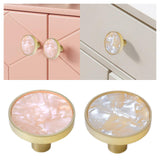 Maxbell Cabinet Knob Home Decoration Sturdy Drawer Handle for Dresser Closet Bedroom Pink