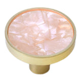 Maxbell Cabinet Knob Home Decoration Sturdy Drawer Handle for Dresser Closet Bedroom Pink