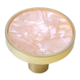 Maxbell Cabinet Knob Home Decoration Sturdy Drawer Handle for Dresser Closet Bedroom Pink