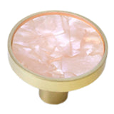 Maxbell Cabinet Knob Home Decoration Sturdy Drawer Handle for Dresser Closet Bedroom Pink