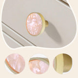 Maxbell Cabinet Knob Home Decoration Sturdy Drawer Handle for Dresser Closet Bedroom Pink