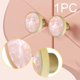 Maxbell Cabinet Knob Home Decoration Sturdy Drawer Handle for Dresser Closet Bedroom Pink