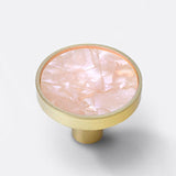 Maxbell Cabinet Knob Home Decoration Sturdy Drawer Handle for Dresser Closet Bedroom Pink