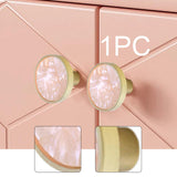 Maxbell Cabinet Knob Home Decoration Sturdy Drawer Handle for Dresser Closet Bedroom Pink