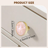 Maxbell Cabinet Knob Home Decoration Sturdy Drawer Handle for Dresser Closet Bedroom Pink