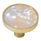 Maxbell Cabinet Knob Home Decoration Sturdy Drawer Handle for Dresser Closet Bedroom White