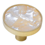 Maxbell Cabinet Knob Home Decoration Sturdy Drawer Handle for Dresser Closet Bedroom White