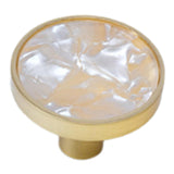 Maxbell Cabinet Knob Home Decoration Sturdy Drawer Handle for Dresser Closet Bedroom White