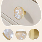 Maxbell Cabinet Knob Home Decoration Sturdy Drawer Handle for Dresser Closet Bedroom White