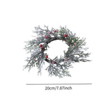 Maxbell Christmas Candle Garland Handmade Candlestick Wreath for Tree Bedroom Window