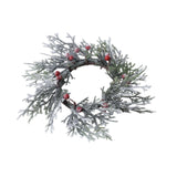 Maxbell Christmas Candle Garland Handmade Candlestick Wreath for Tree Bedroom Window