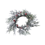 Maxbell Christmas Candle Garland Handmade Candlestick Wreath for Tree Bedroom Window