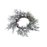 Maxbell Christmas Candle Garland Handmade Candlestick Wreath for Tree Bedroom Window