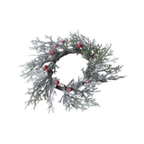 Maxbell Christmas Candle Garland Handmade Candlestick Wreath for Tree Bedroom Window