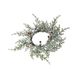 Maxbell Christmas Candle Garland Realistic Home Decor for Bedroom Window Living Room