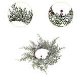 Maxbell Christmas Candle Garland Realistic Home Decor for Bedroom Window Living Room