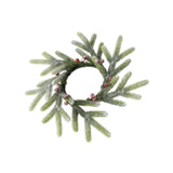 Maxbell Christmas Candle Ring Wreath Xmas Candle Holder Wreath for Tree Wedding Home