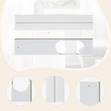 Maxbell 2 Pieces Air Conditioner Window Sealing Plates Adjustable Sturdy Seal Plates