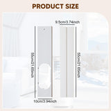 Maxbell 2 Pieces Air Conditioner Window Sealing Plates Adjustable Sturdy Seal Plates