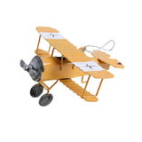 Maxbell Small Biplane Plane Model Mini Vintage Airplane Model for Birthday Christmas