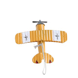Maxbell Small Biplane Plane Model Mini Vintage Airplane Model for Birthday Christmas