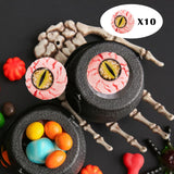 Maxbell 10 Pieces Halloween Eyeballs Photo Prop Realistic Decor Accessory Simulation