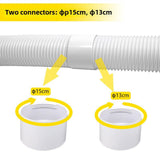 Maxbell Exhaust Hose Coupler Easy Installation Vent Hose Coupler Converter Connector 130MM